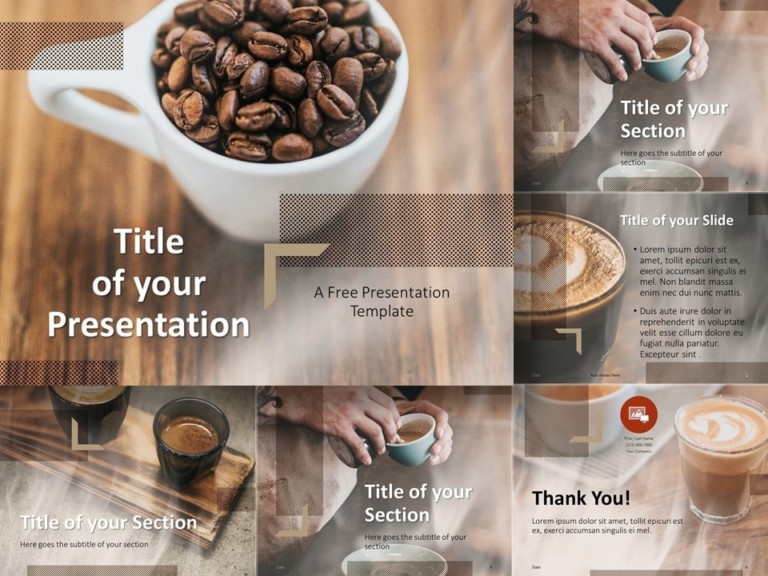 Free BARISTA Template for PowerPoint and Google Slides