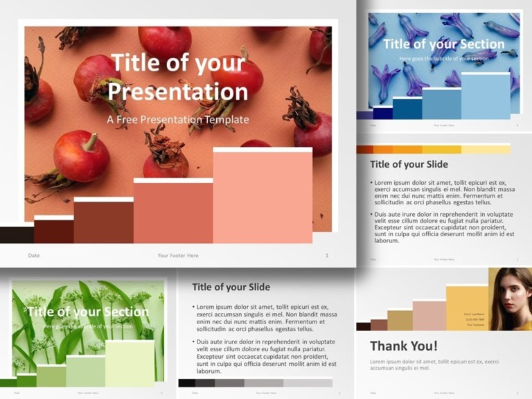 Free Chart Palette Template for PowerPoint and Google Slides
