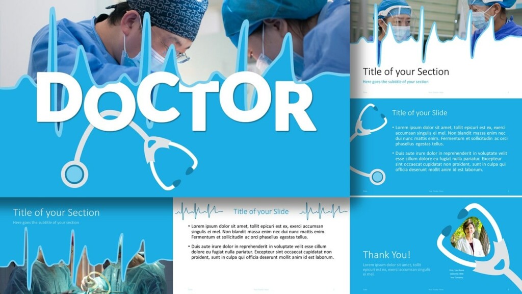 Free DOCTOR Template for Google Slides and PowerPoint