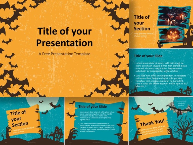 Free SPOOKY Template for PowerPoint and Google Slides