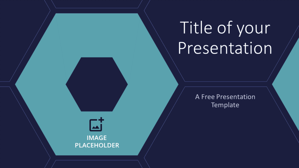 Free Beehive Tech Template for Google Slides - Cover Slide