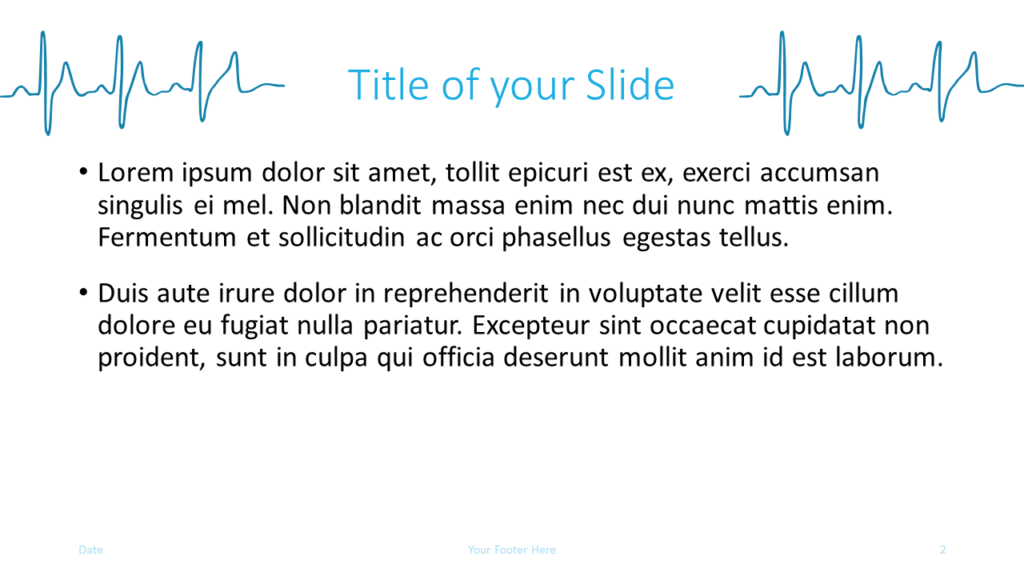 Free DOCTOR Template for Google Slides – Title and Content Slide (Variant 1)