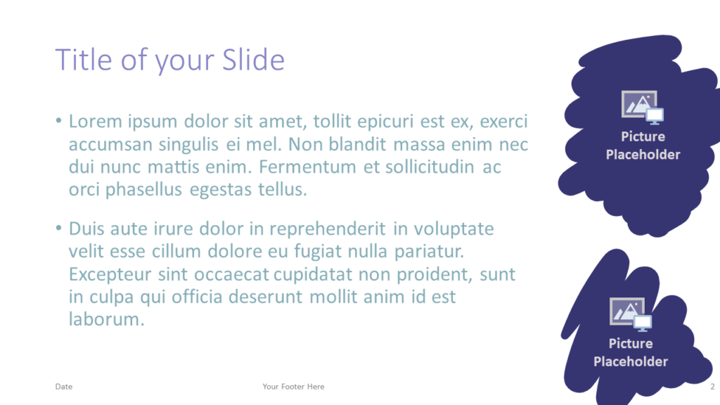 Free Strokes Template for Google Slides – Title and Content Slide (Variant 1)