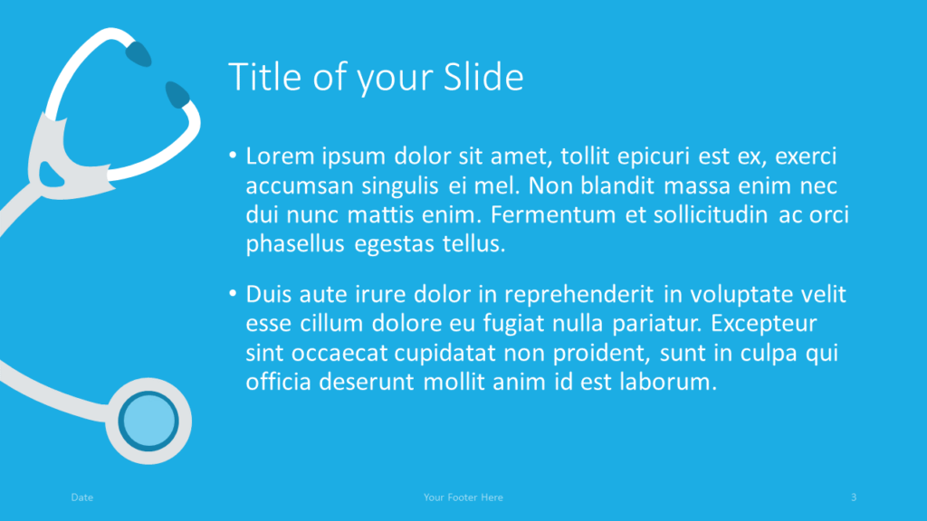 Free DOCTOR Template for Google Slides – Title and Content Slide (Variant 2)
