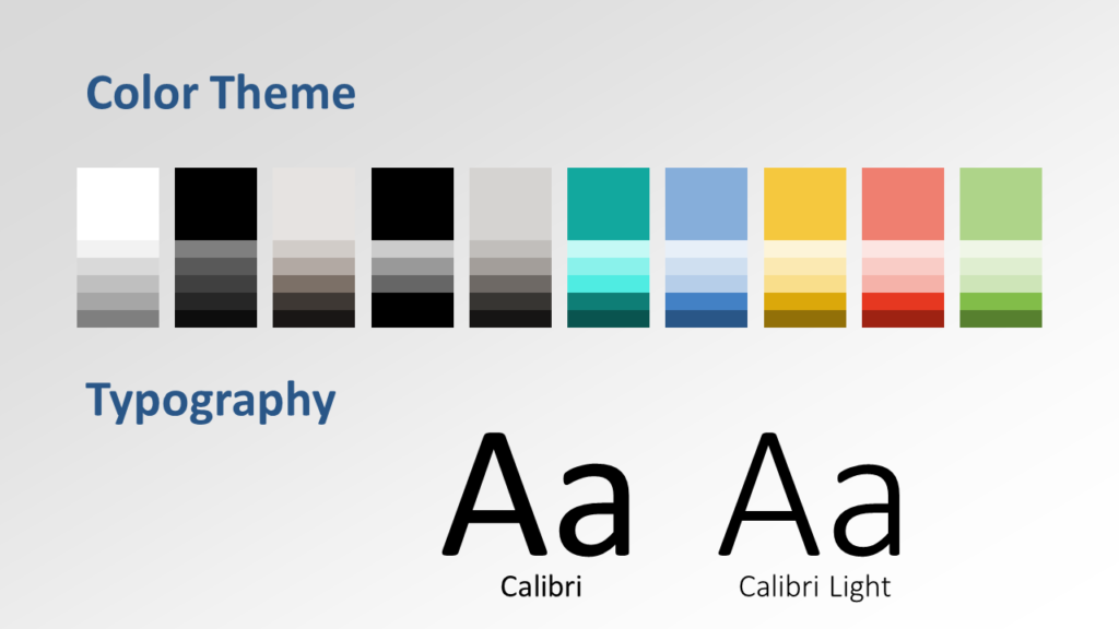 Free Arcs Template for Google Slides – Colors and Fonts