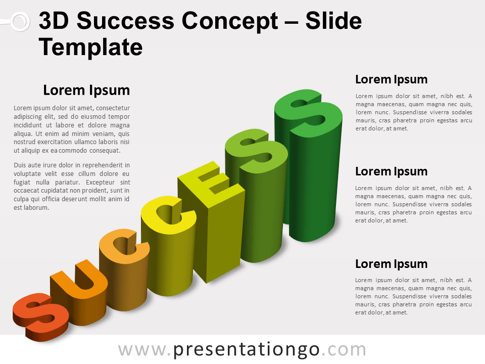 Free 3D Success for PowerPoint