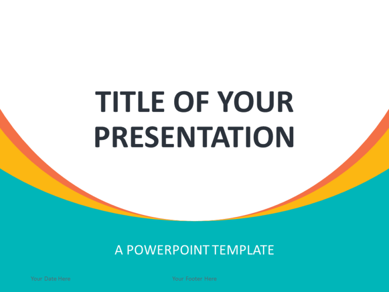 Free Abstract Business Template for PowerPoint - Cover