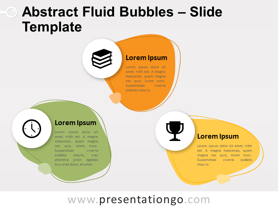 Free Abstract Fluid Bubbles for PowerPoint