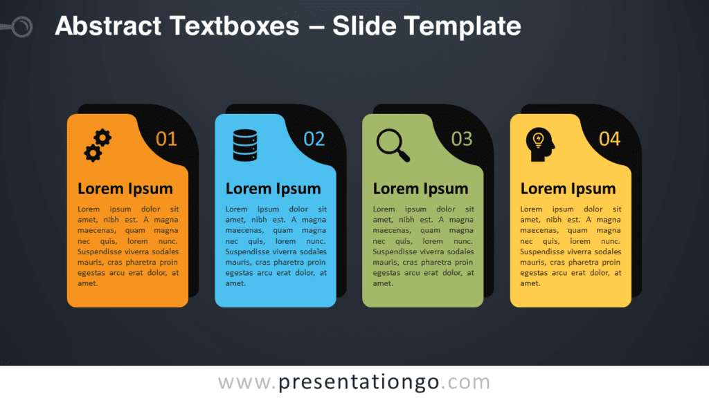 Free Abstract Textboxes Graphics for PowerPoint and Google Slides