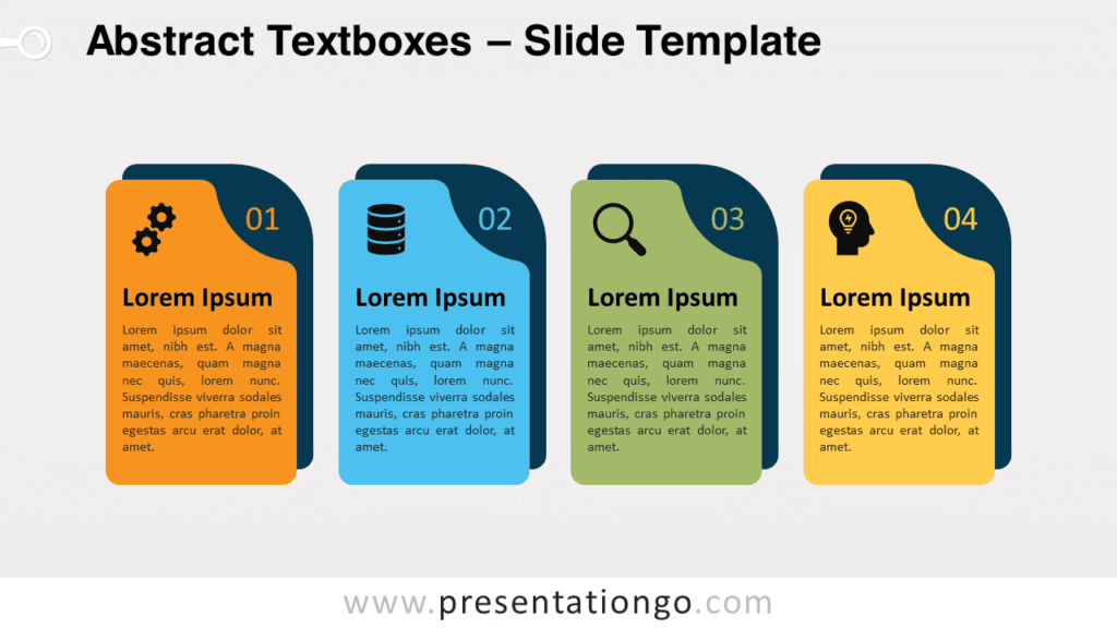 Free Abstract Textboxes for PowerPoint and Google Slides