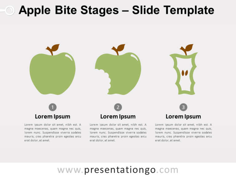 Free Apple Bite Stages for PowerPoint
