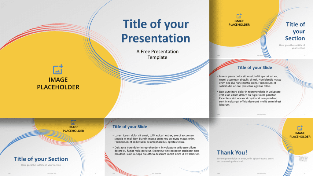 Free Arcs Template for Google Slides and PowerPoint