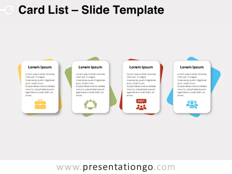 Free Card List for PowerPoint