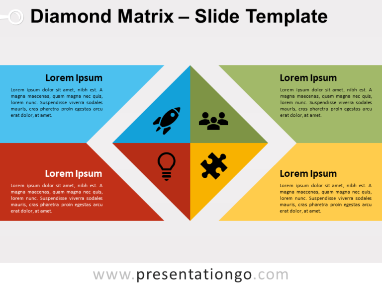 Free Diamond Matrix for PowerPoint