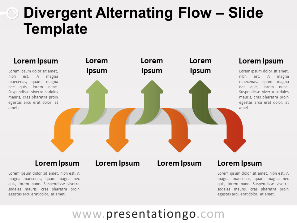 Free Divergent Alternating Flow for PowerPoint