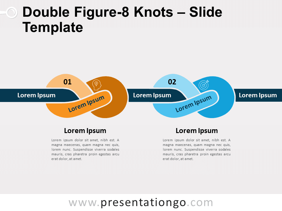 Free Double Figure-8 Knots for PowerPoint