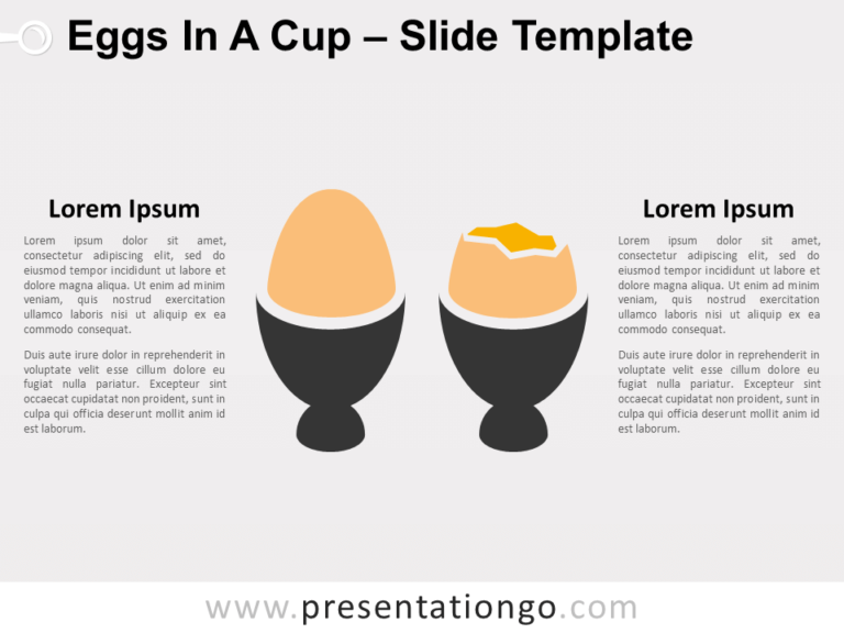 Free Eggs In A Cup for PowerPoint