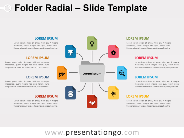 Free Folder Radial for PowerPoint