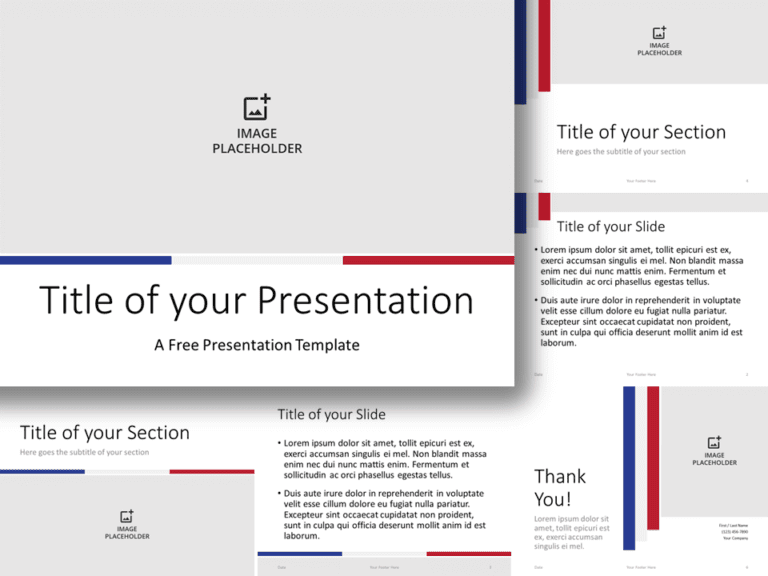 Free France Template for PowerPoint and Google Slides