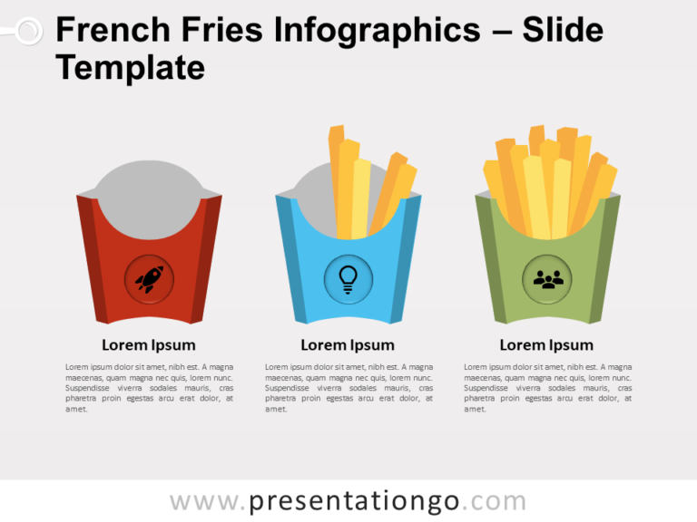 Free French Fries Infographic for PowerPoint