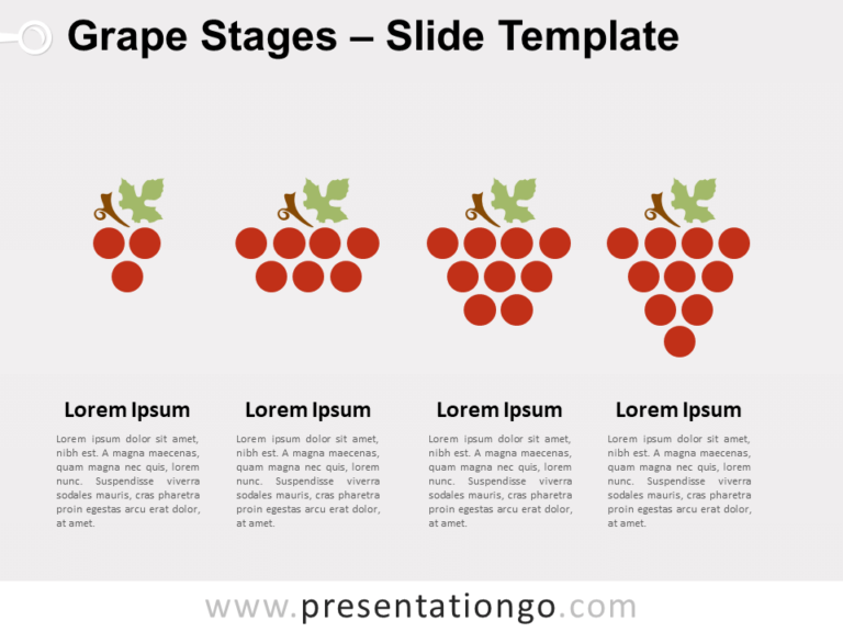 Free Grape Stages for PowerPoint