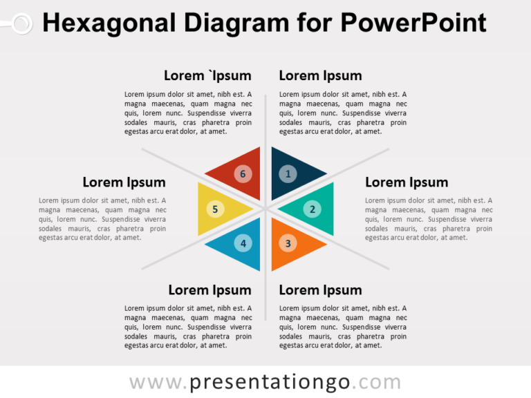 Hexagonal Diagram for PowerPoint