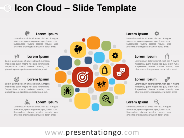 Free Icon Cloud for PowerPoint