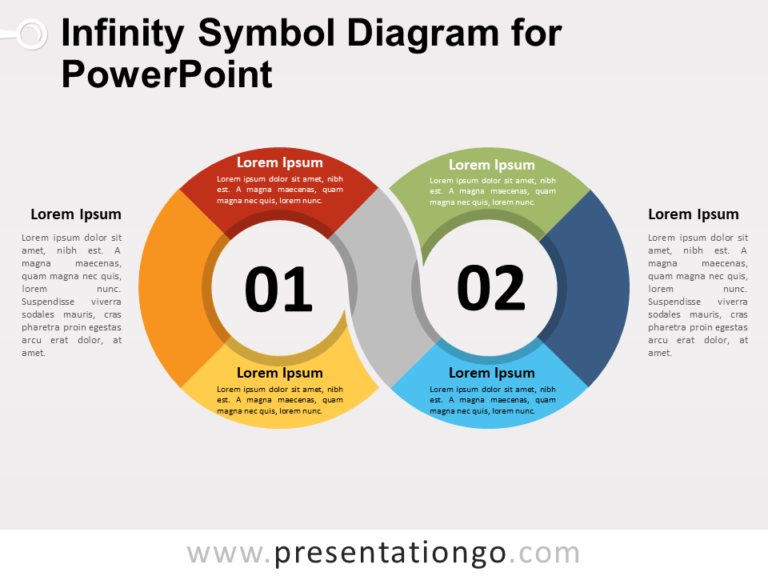 Free Infinity Symbol Diagram for PowerPoint