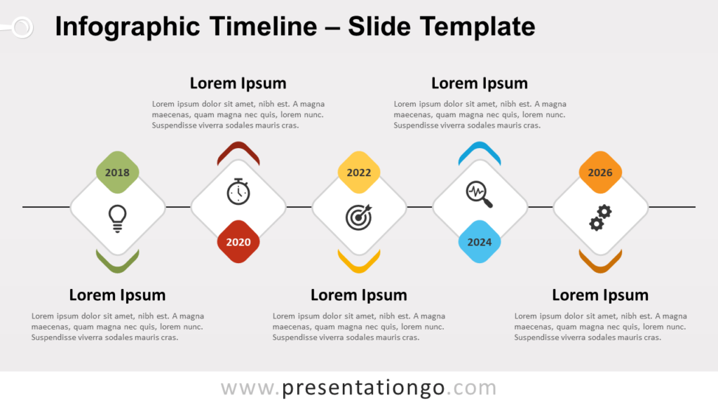 Free Infographic Timeline for PowerPoint and Google Slides