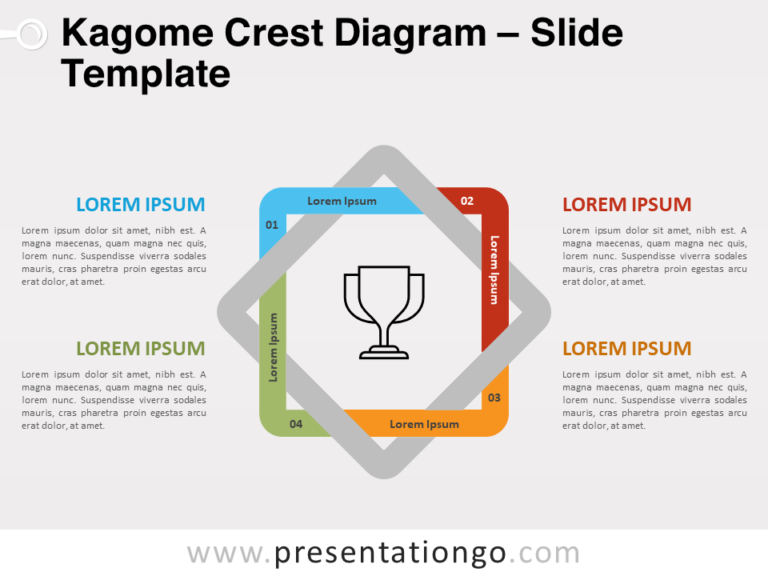 Free Kagome Crest Diagram for PowerPoint
