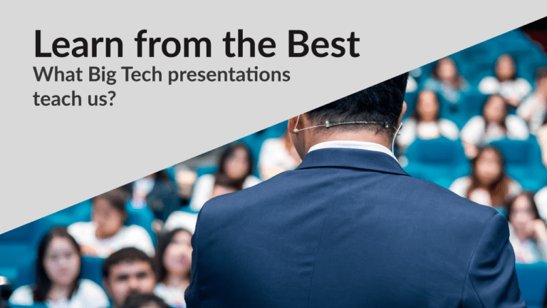 Learn from the Best - What Big Tech presentations teach us? - PresentationGO
