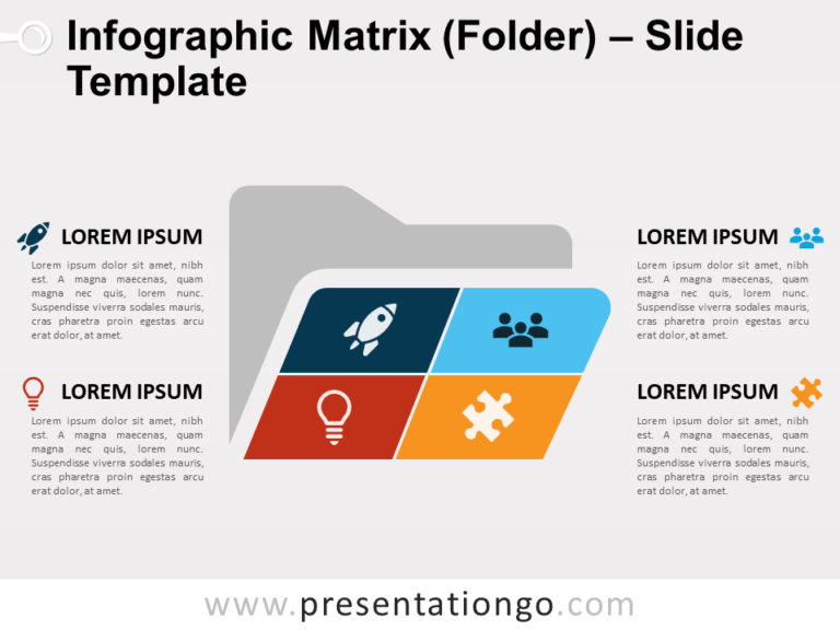 Free Matrix Folder Slide Template