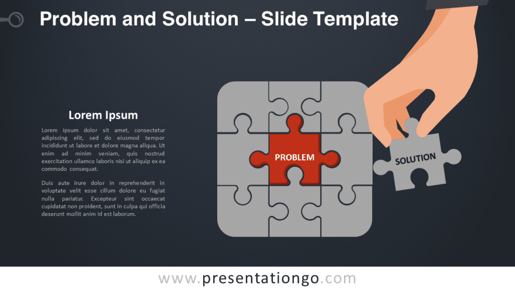 Free Problem and Solution Graphics for PowerPoint and Google Slides