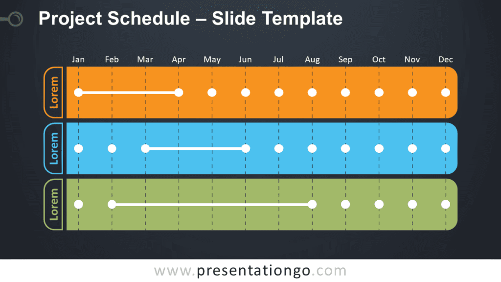 Free Project Schedule Planning for PowerPoint and Google Slides