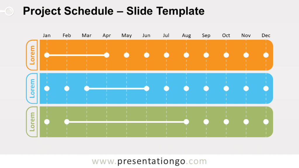 Free Project Schedule for PowerPoint and Google Slides