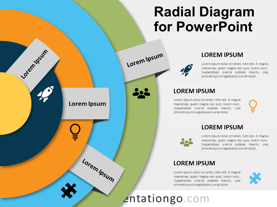 Free Radial Diagram for PowerPoint