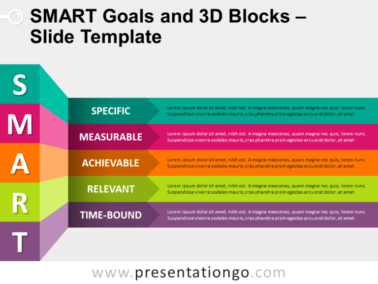 Free SMART Goals and 3D Blocks for PowerPoint