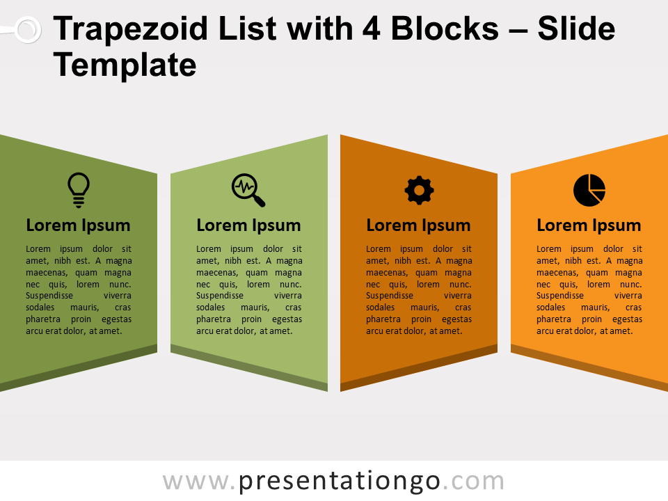 Trapezoid List with 4 Blocks